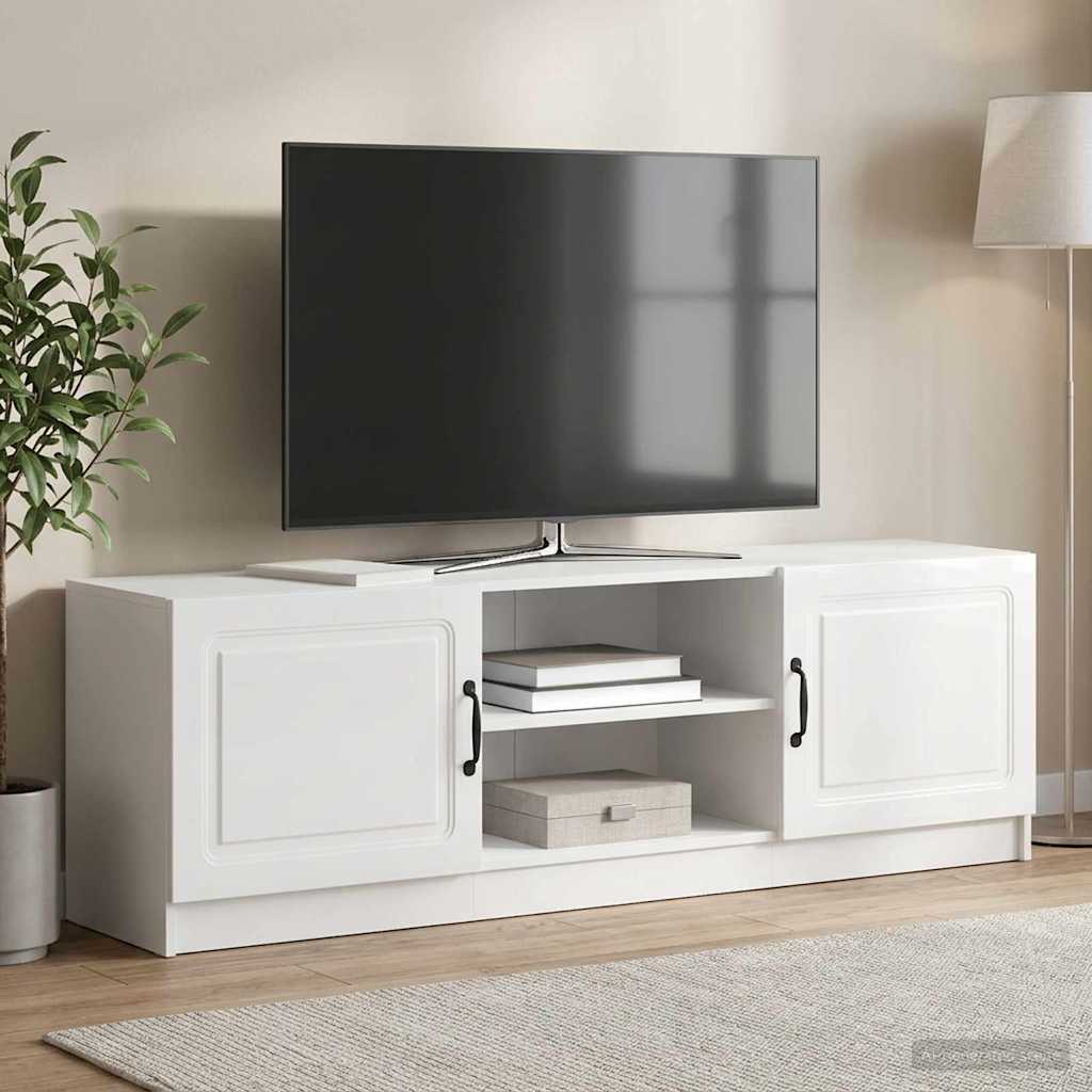 TV-Schränk Hochglanz Weiß 150 x 31 x 47 cm Holzwerkstoff