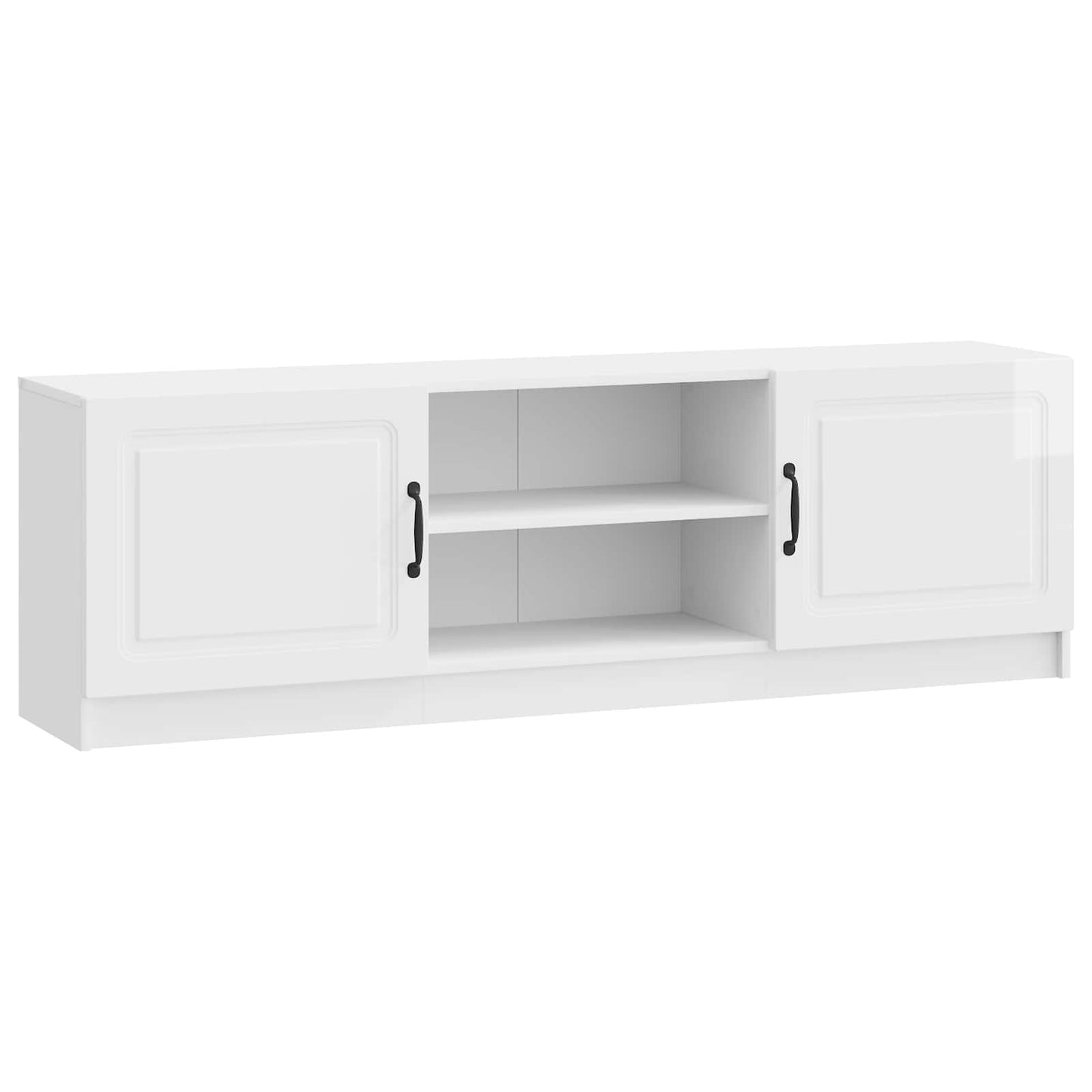 TV-Schränk Hochglanz Weiß 150 x 31 x 47 cm Holzwerkstoff