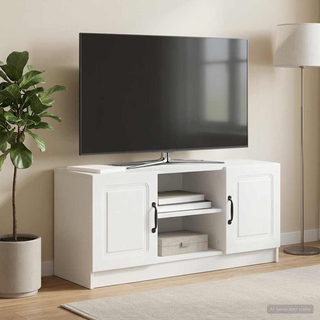 TV-Schränk Weiß 102 x 34,5 x 47 cm Holzwerkstoff