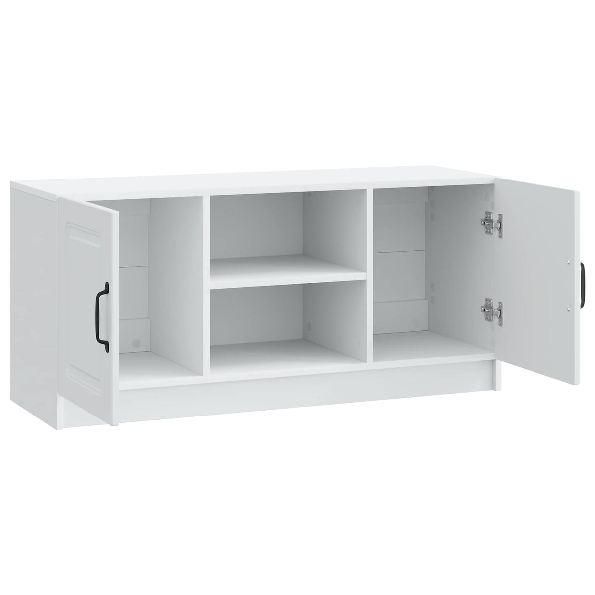 TV-Schränk Weiß 102 x 34,5 x 47 cm Holzwerkstoff