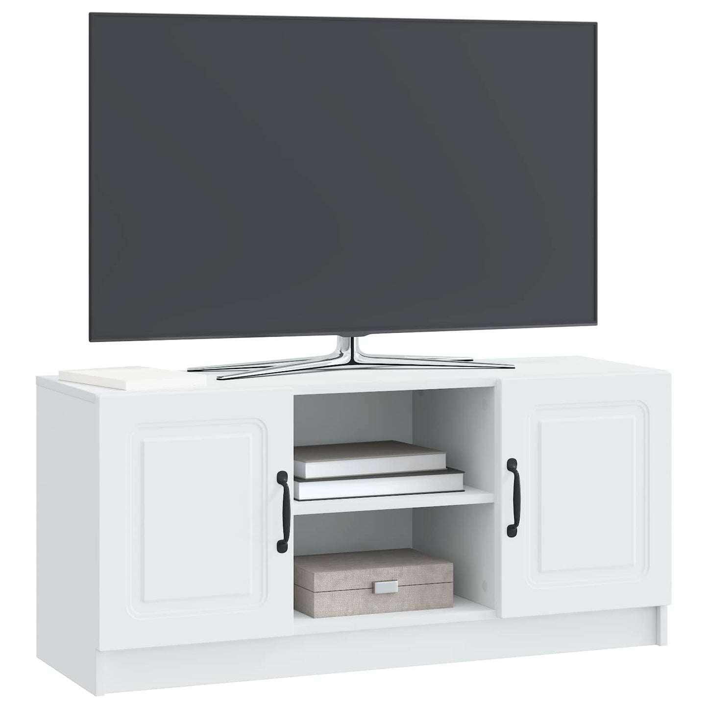 TV-Schränk Weiß 102 x 34,5 x 47 cm Holzwerkstoff