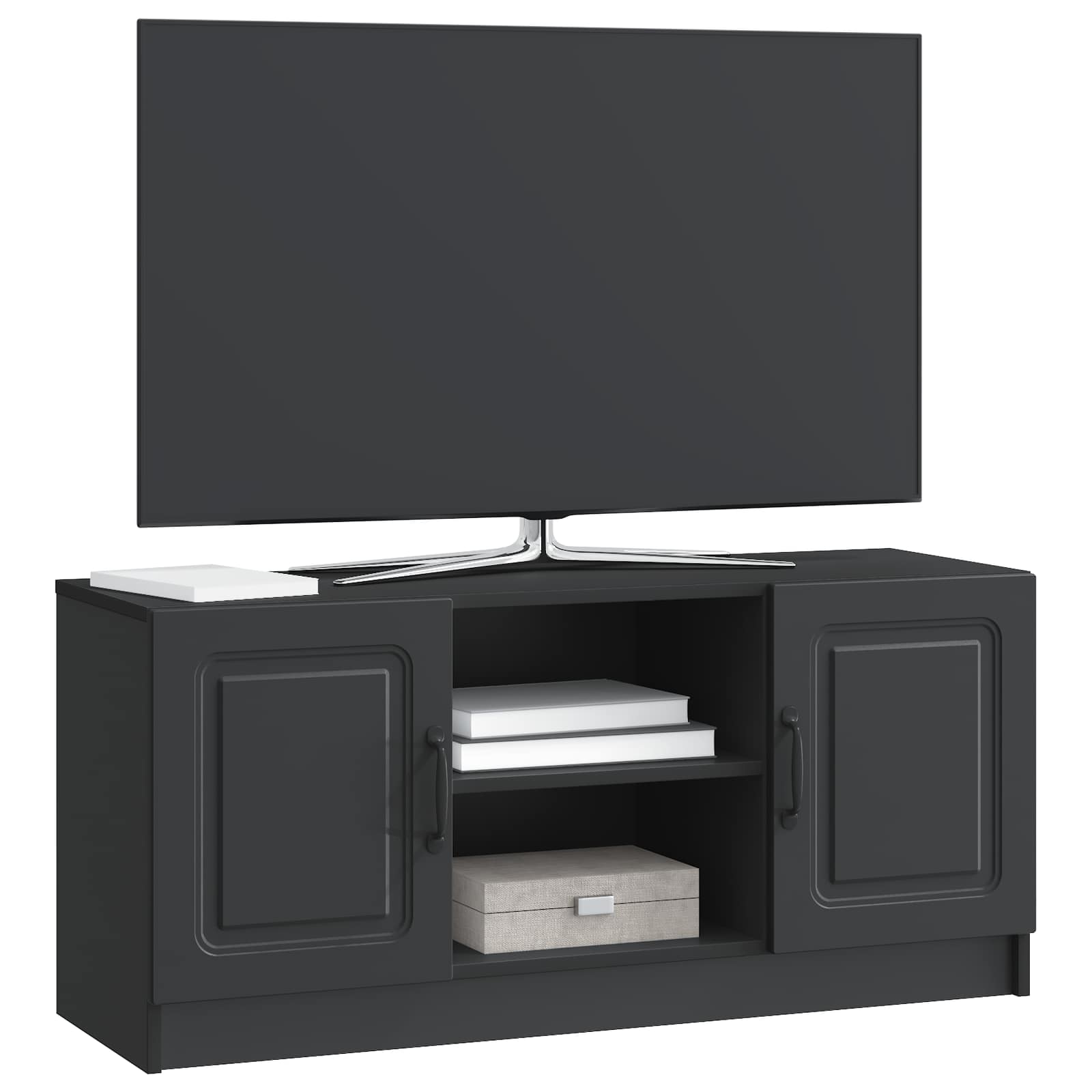 TV-Schränk Schwarz 102 x 34,5 x 47 cm Holzwerkstoff