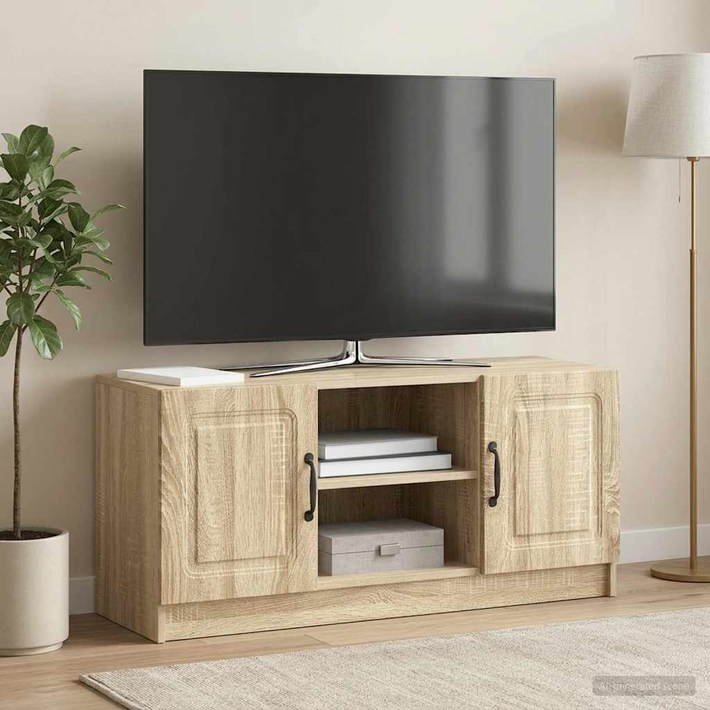 TV-Schränk Sonoma-Eiche 102 x 34,5 x 47 cm Holzwerkstoff