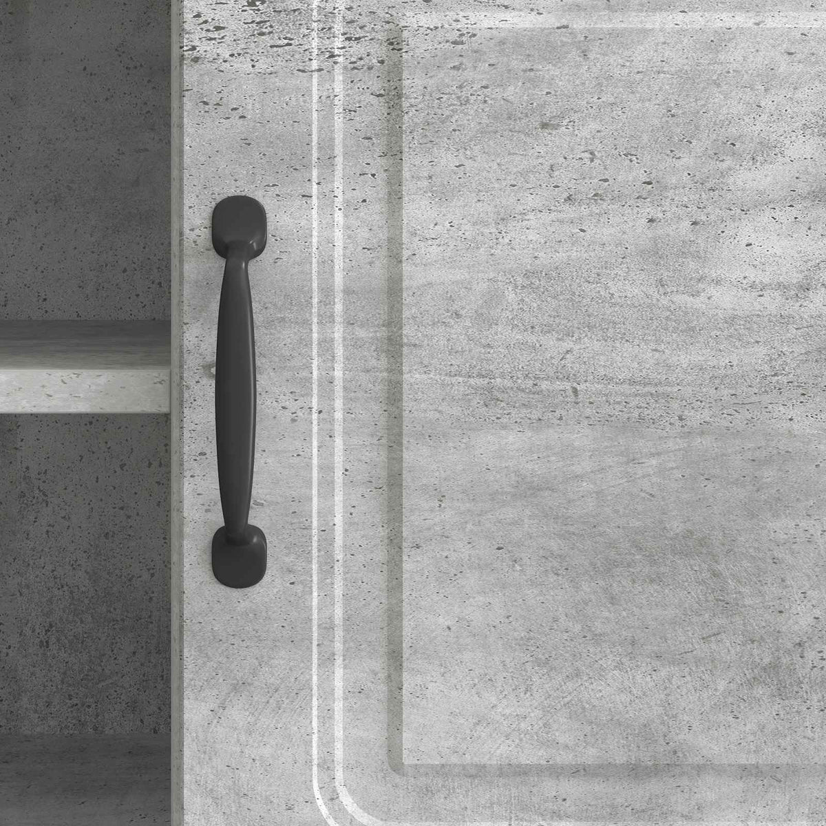 TV-Schränk Betongrau 102 x 34,5 x 47 cm Holzwerkstoff
