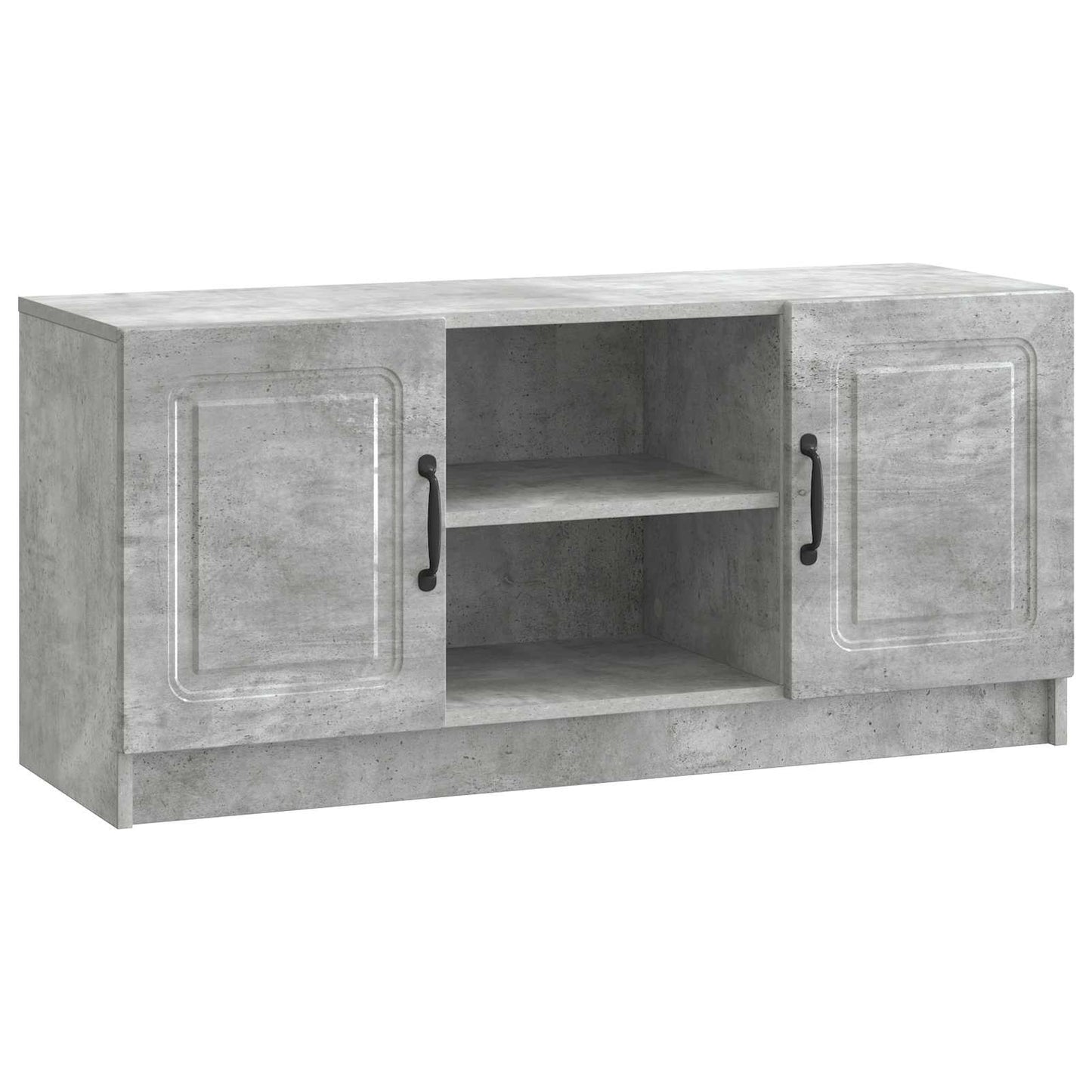 TV-Schränk Betongrau 102 x 34,5 x 47 cm Holzwerkstoff