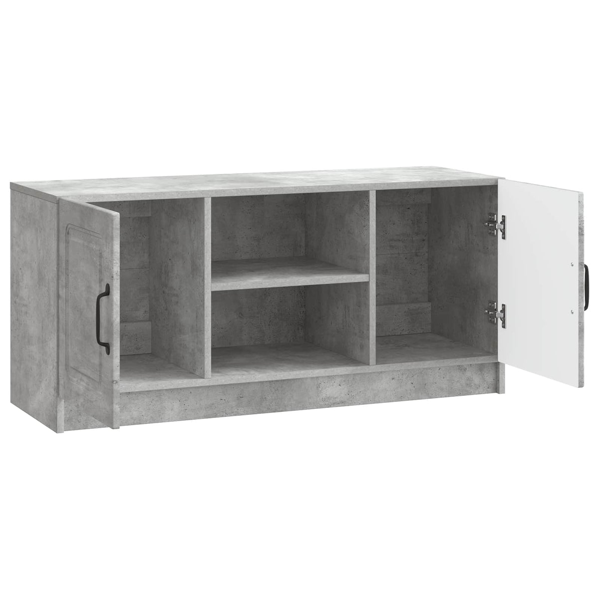 TV-Schränk Betongrau 102 x 34,5 x 47 cm Holzwerkstoff
