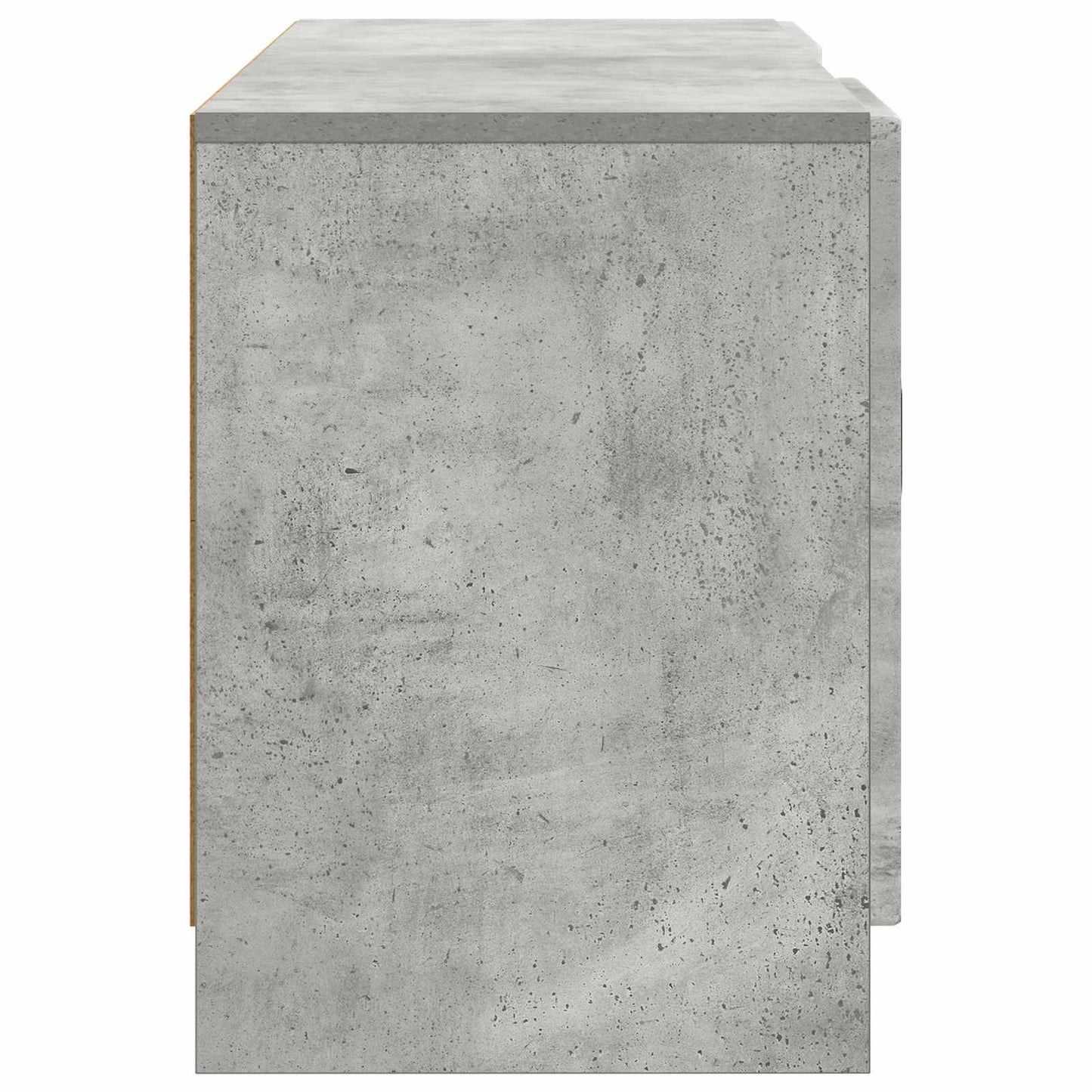 TV-Schränk Betongrau 102 x 34,5 x 47 cm Holzwerkstoff