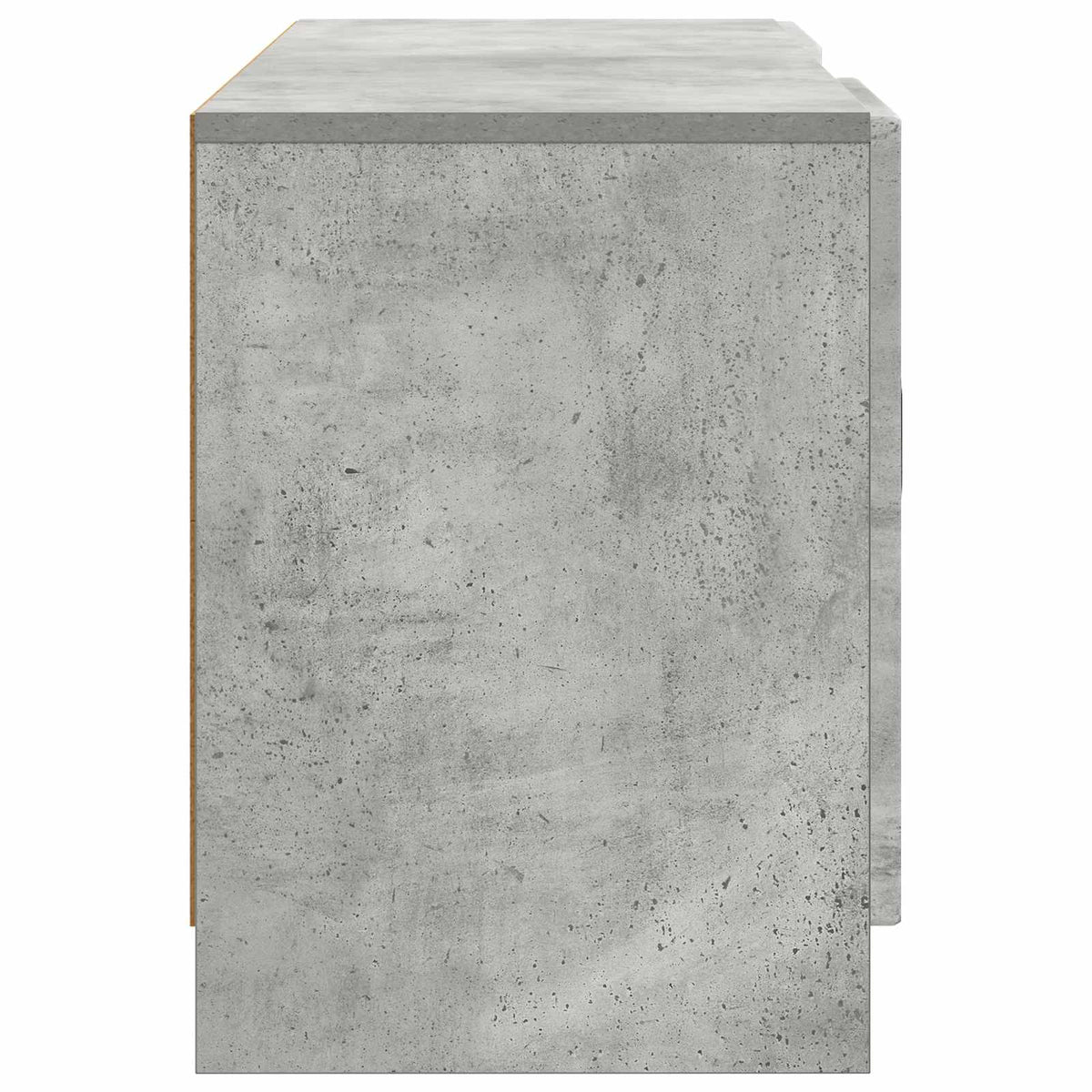 TV-Schränk Betongrau 102 x 34,5 x 47 cm Holzwerkstoff