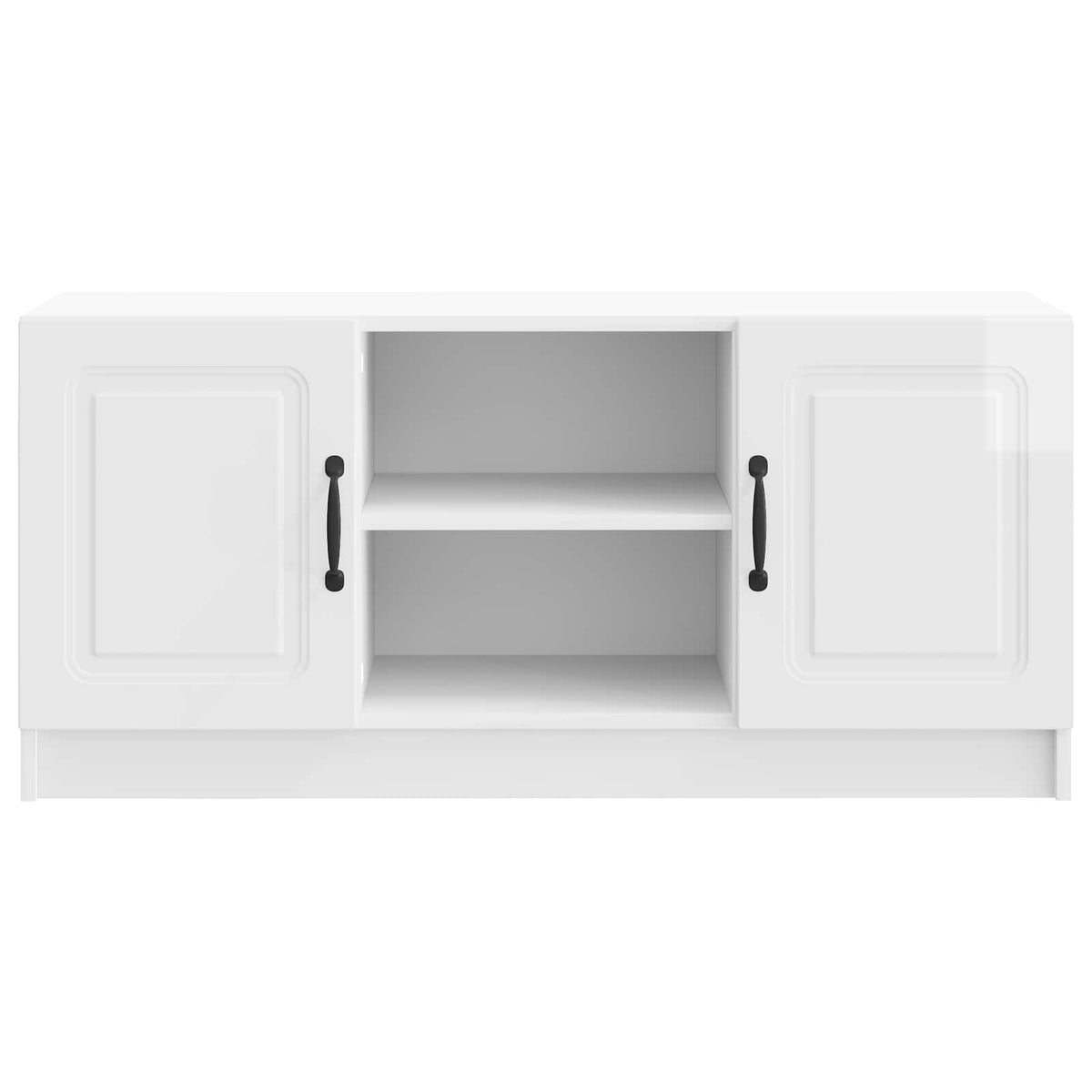 TV-Schränk Hochglanz Weiß 102 x 34,5 x 47 cm Holzwerkstoff