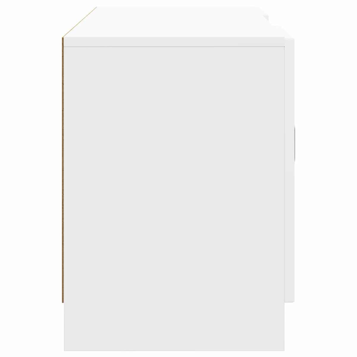 TV-Schränk Hochglanz Weiß 102 x 34,5 x 47 cm Holzwerkstoff