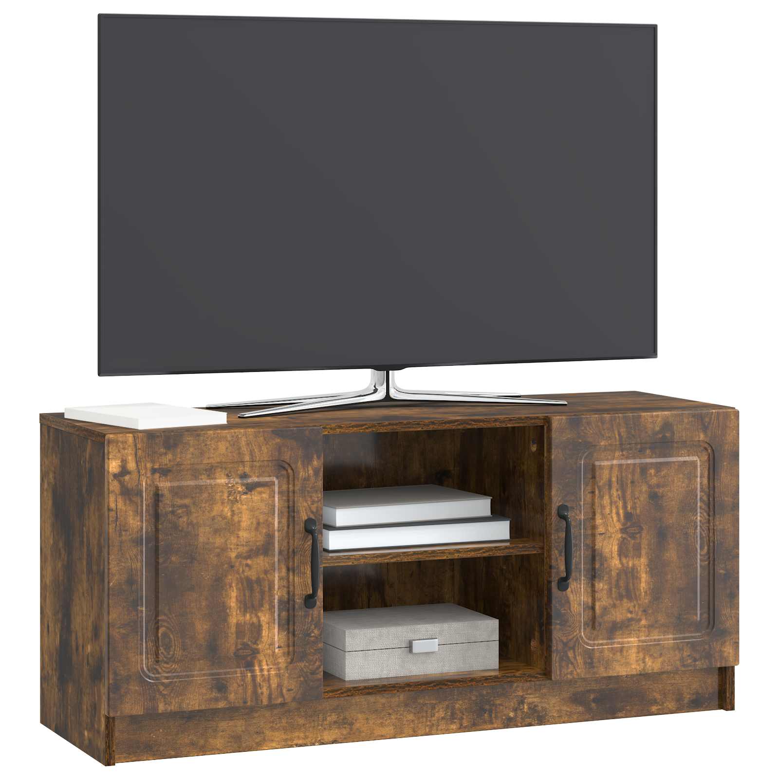 TV-Schränk Geräucherte Eiche 102 x 34,5 x 47 cm Holzwerkstoff