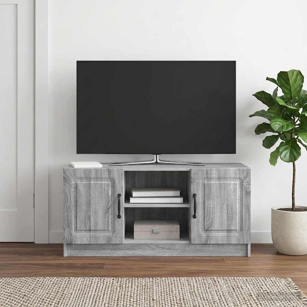 TV-Schränk Graues Sonoma 102 x 34,5 x 47 cm Holzwerkstoff