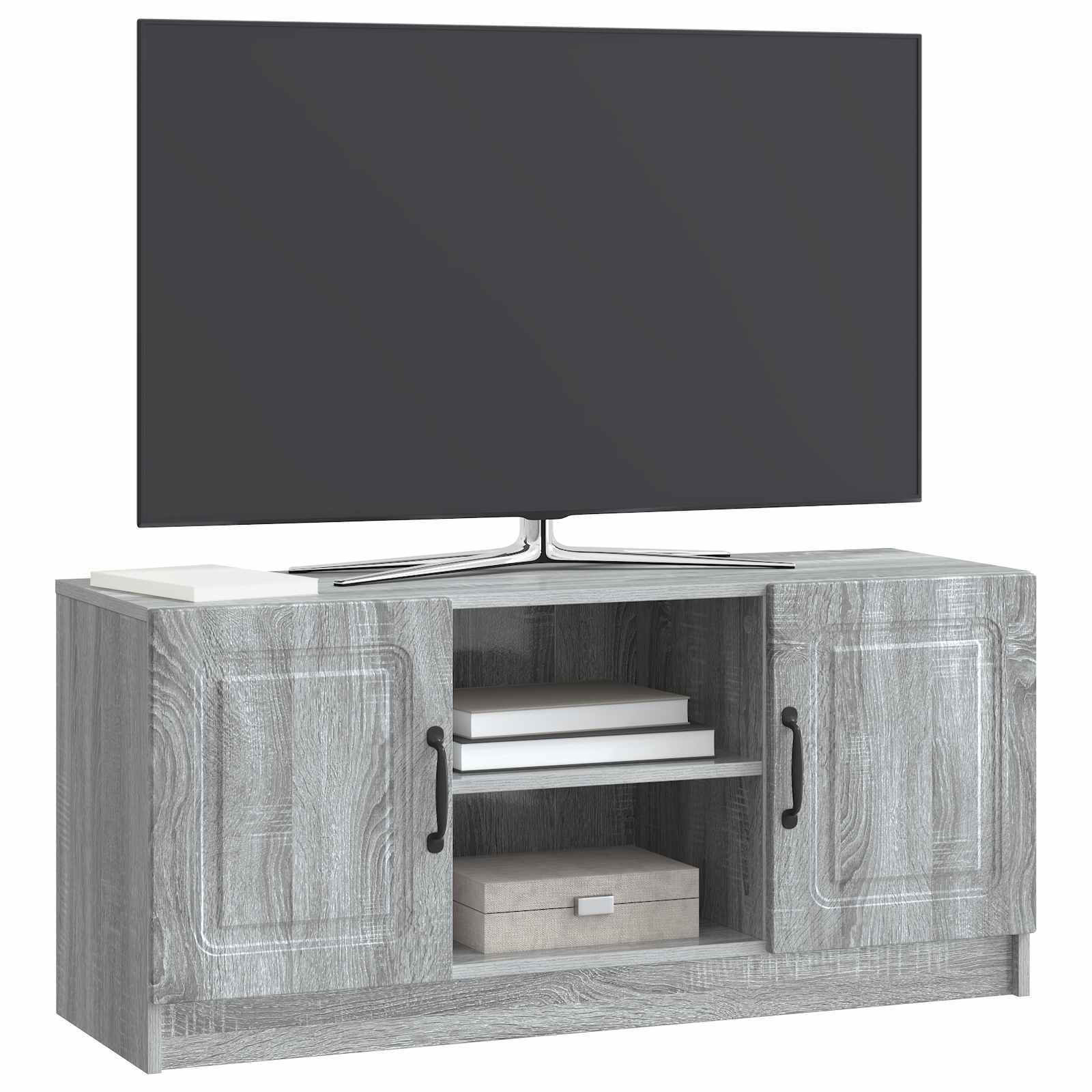 TV-Schränk Graues Sonoma 102 x 34,5 x 47 cm Holzwerkstoff