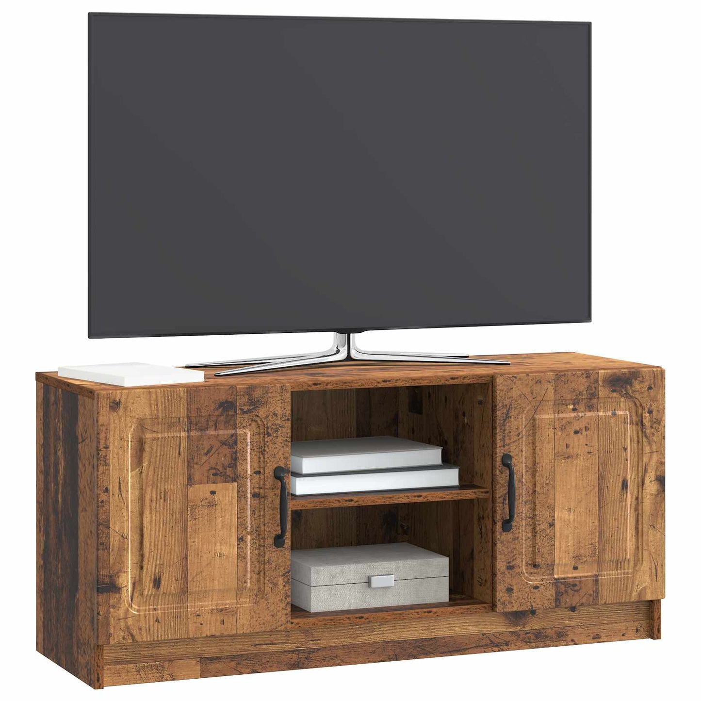 TV-Schränk Altholz 102 x 34,5 x 47 cm Holzwerkstoff