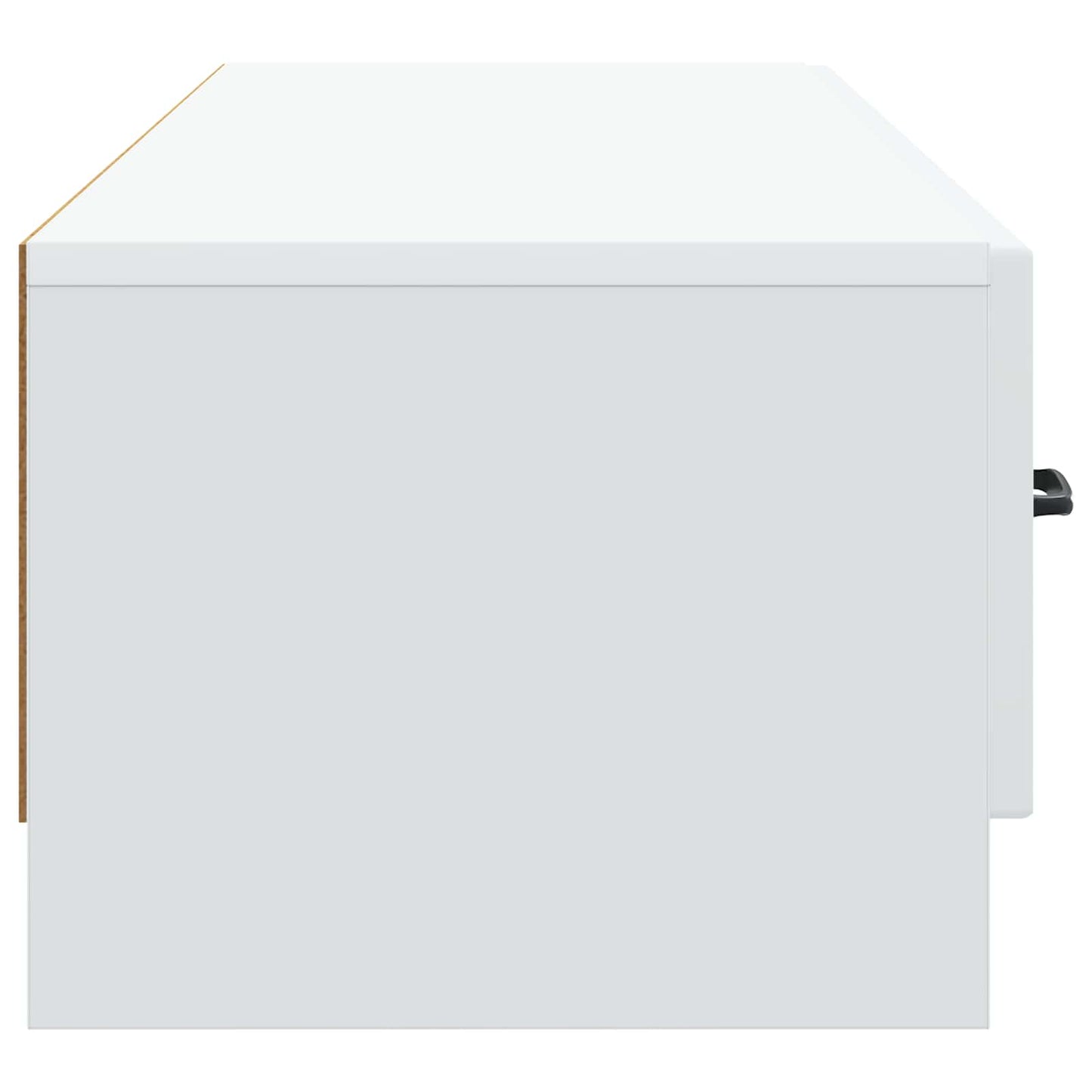 TV-Schränk mit Schubladen Weiß 147 x 34,5 x 27 cm Holzwerkstoff