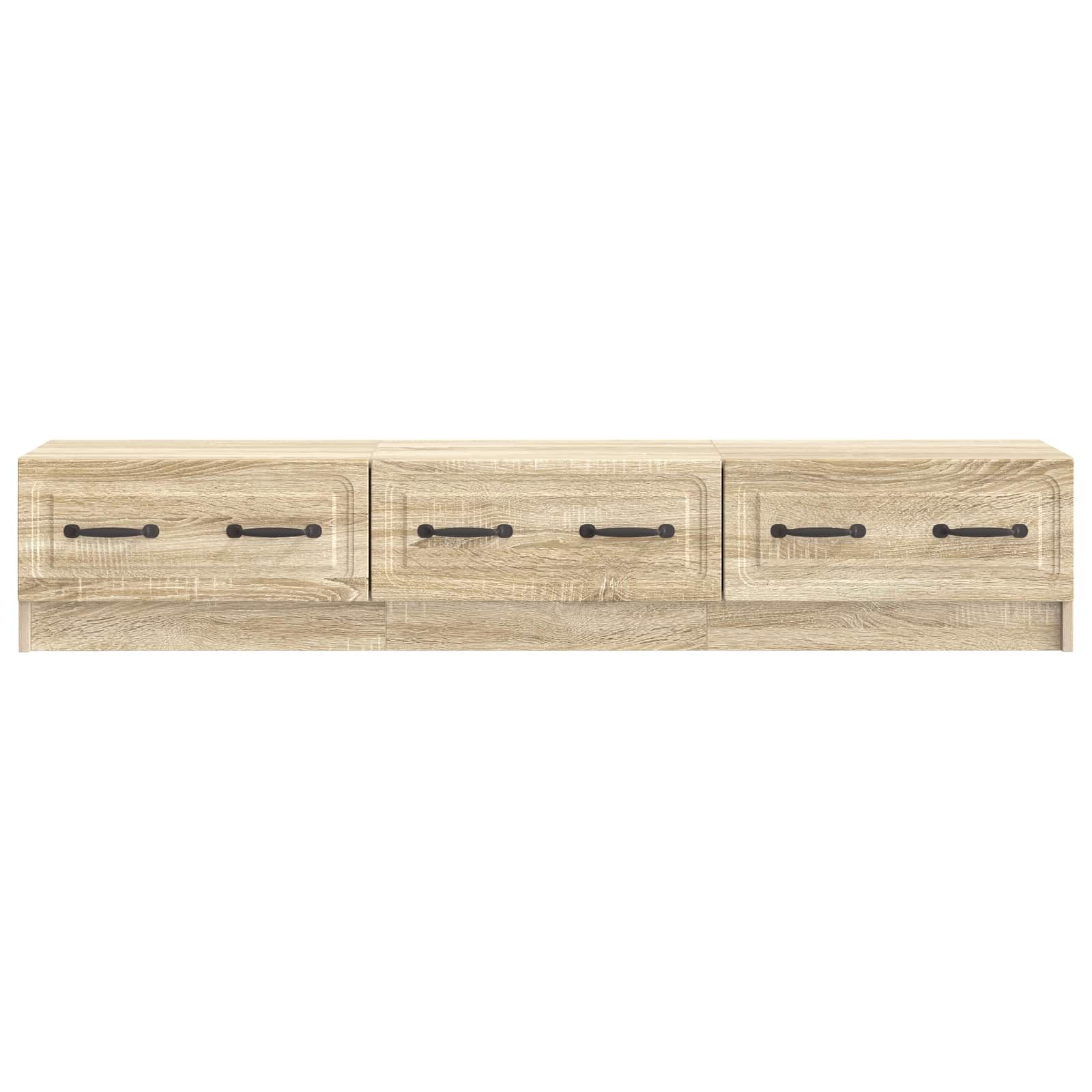 TV-Schränk 147 x 34,5 x 27 cm Sonoma-Eiche Holzwerkstoff
