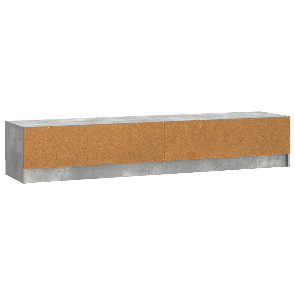 TV-Schränk 147 x 34,5 x 27 cm Betongrau Holzwerkstoff