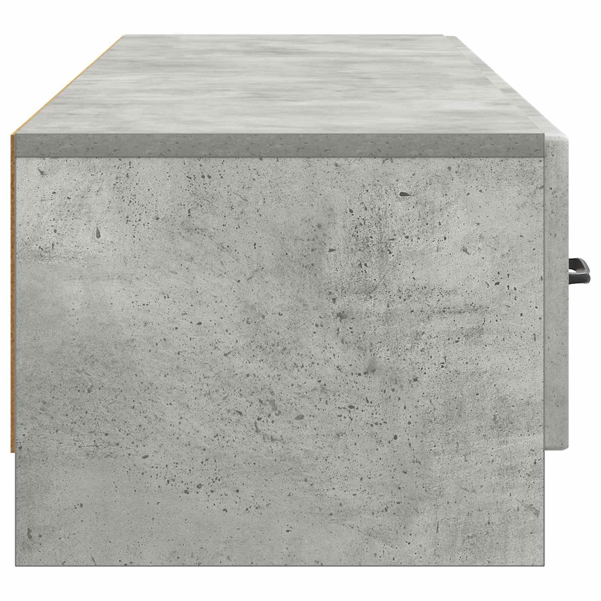 TV-Schränk 147 x 34,5 x 27 cm Betongrau Holzwerkstoff