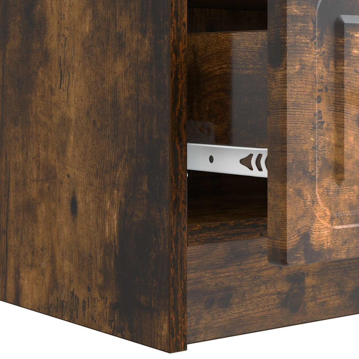 TV-Schränk 147 x 34,5 x 27 cm Räuchereiche Holzwerkstoff