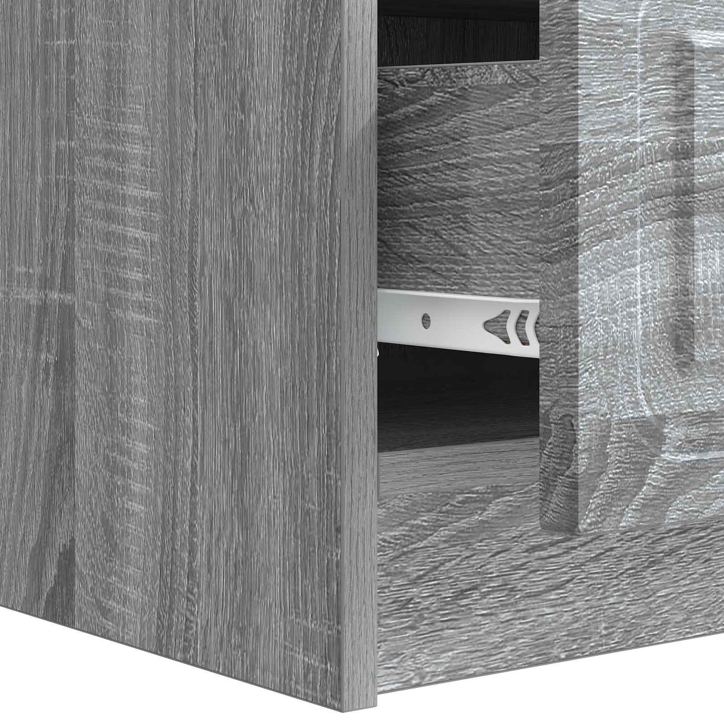 TV-Schränk 147 x 34,5 x 27 cm Sonoma-Grau Holzwerkstoff