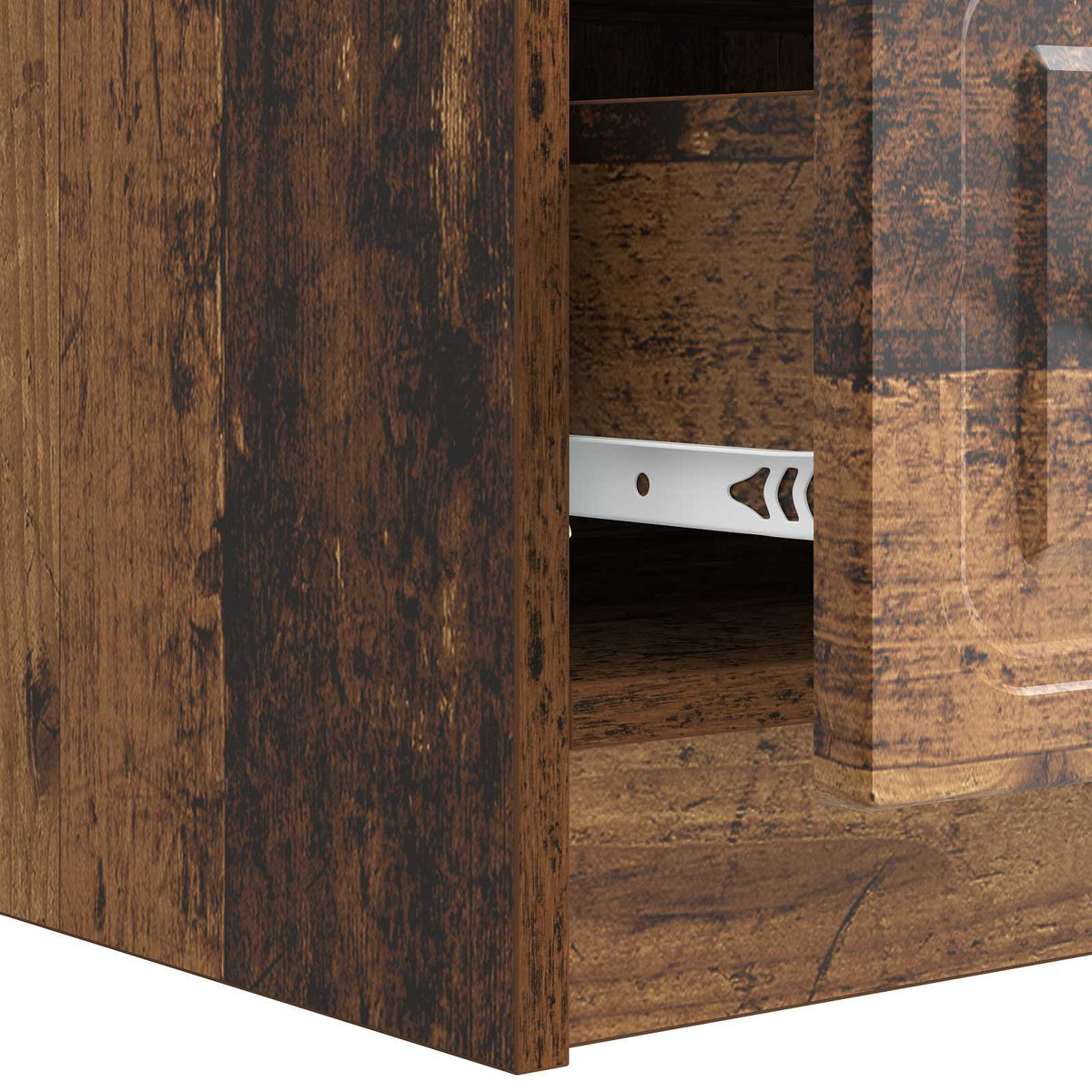 TV-Schränk 147 x 34,5 x 27 cm Altholz Holzwerkstoff