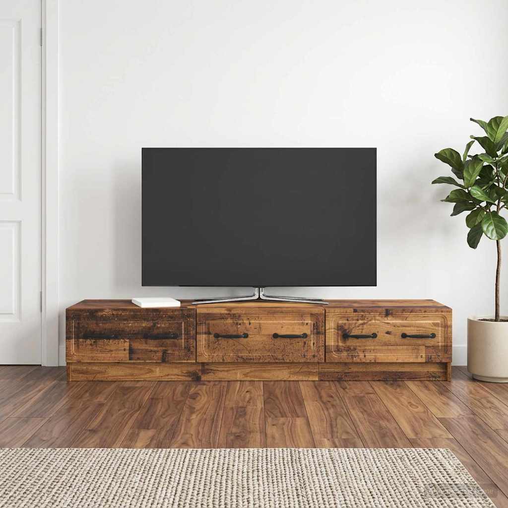 TV-Schränk 147 x 34,5 x 27 cm Altholz Holzwerkstoff
