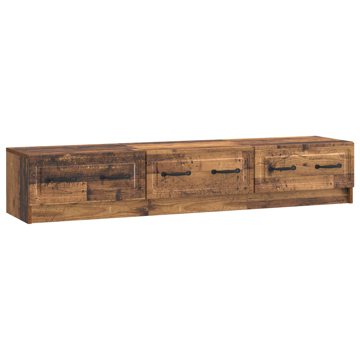 TV-Schränk 147 x 34,5 x 27 cm Altholz Holzwerkstoff