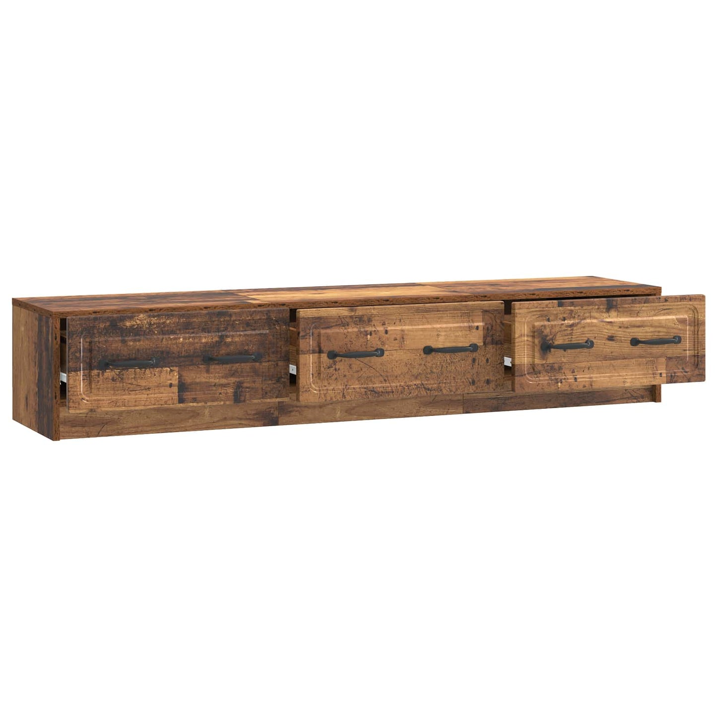 TV-Schränk 147 x 34,5 x 27 cm Altholz Holzwerkstoff
