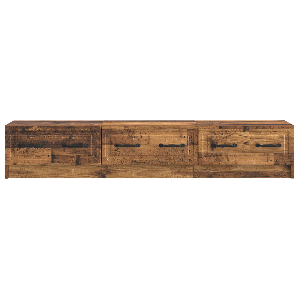 TV-Schränk 147 x 34,5 x 27 cm Altholz Holzwerkstoff