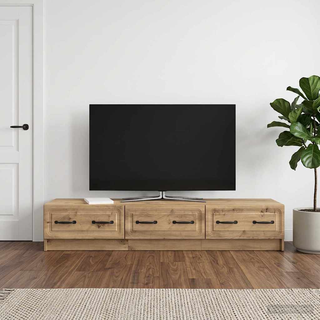 TV-Schränk 147 x 34,5 x 27 cm Artisan-Eiche Holzwerkstoff