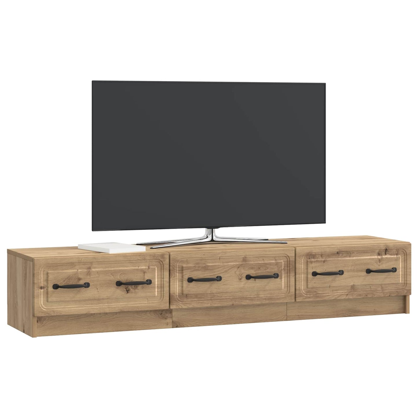 TV-Schränk 147 x 34,5 x 27 cm Artisan-Eiche Holzwerkstoff