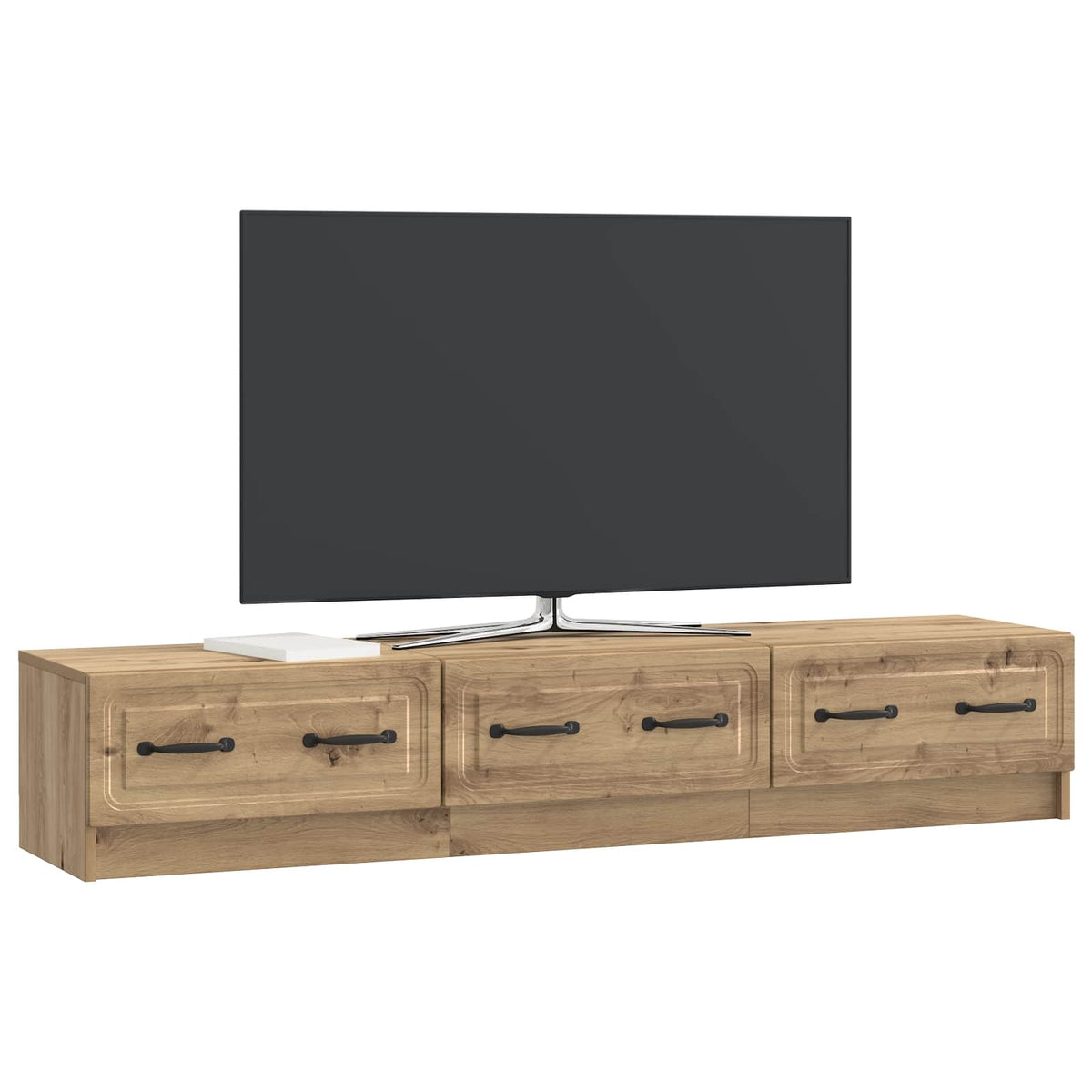 TV-Schränk 147 x 34,5 x 27 cm Artisan-Eiche Holzwerkstoff