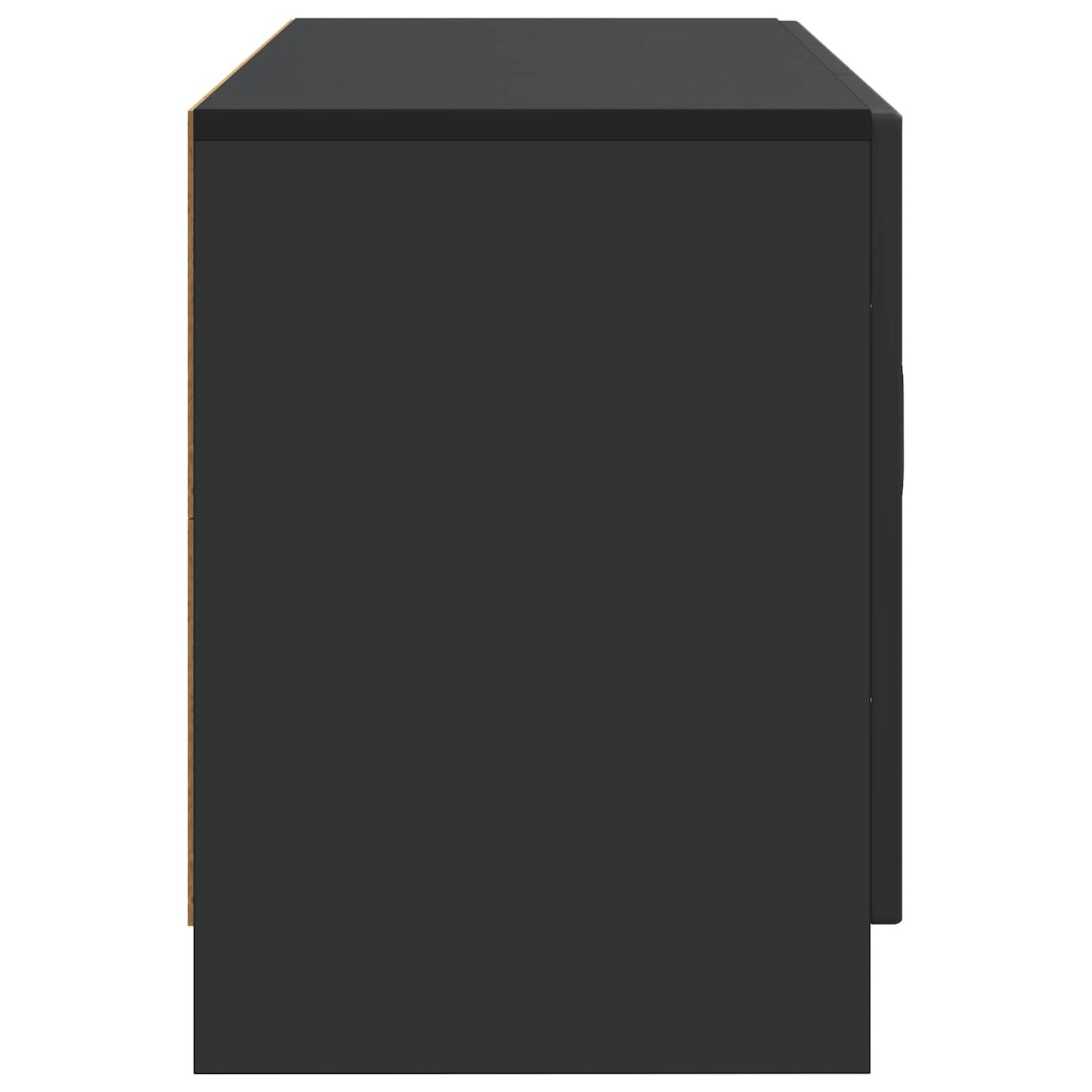 TV-Schränk Schwarz 99 x 34,5 x 47 cm Holzwerkstoff