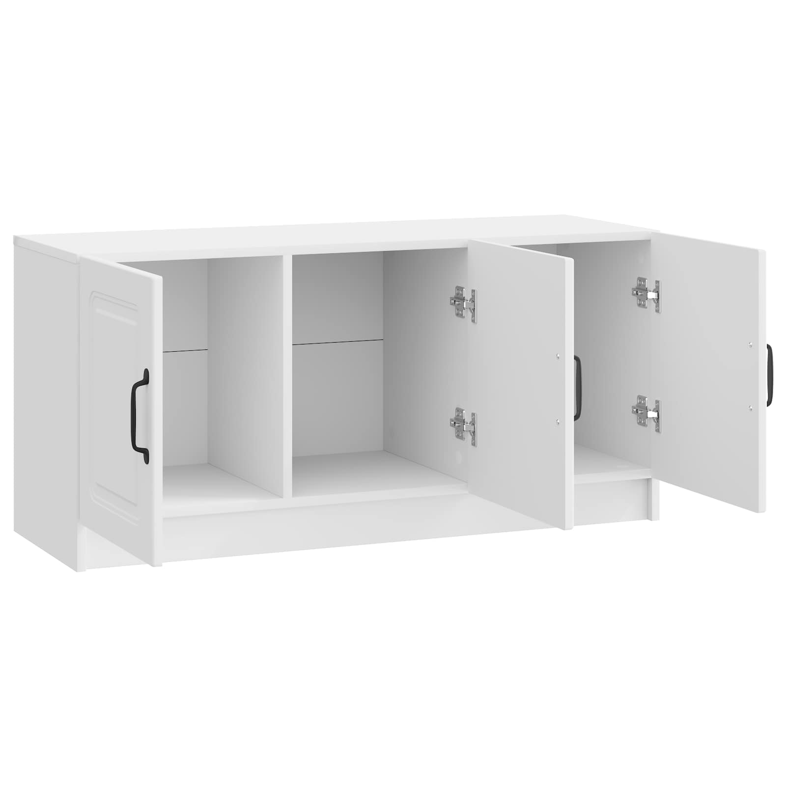 TV-Schränk Hochglanz Weiß 99 x 34,5 x 47 cm Holzwerkstoff