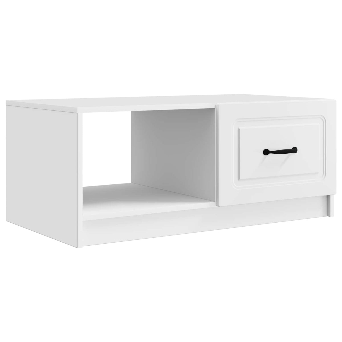 Couchtisch Weiß 90 x 50 x 37 cm Holzwerkstoff