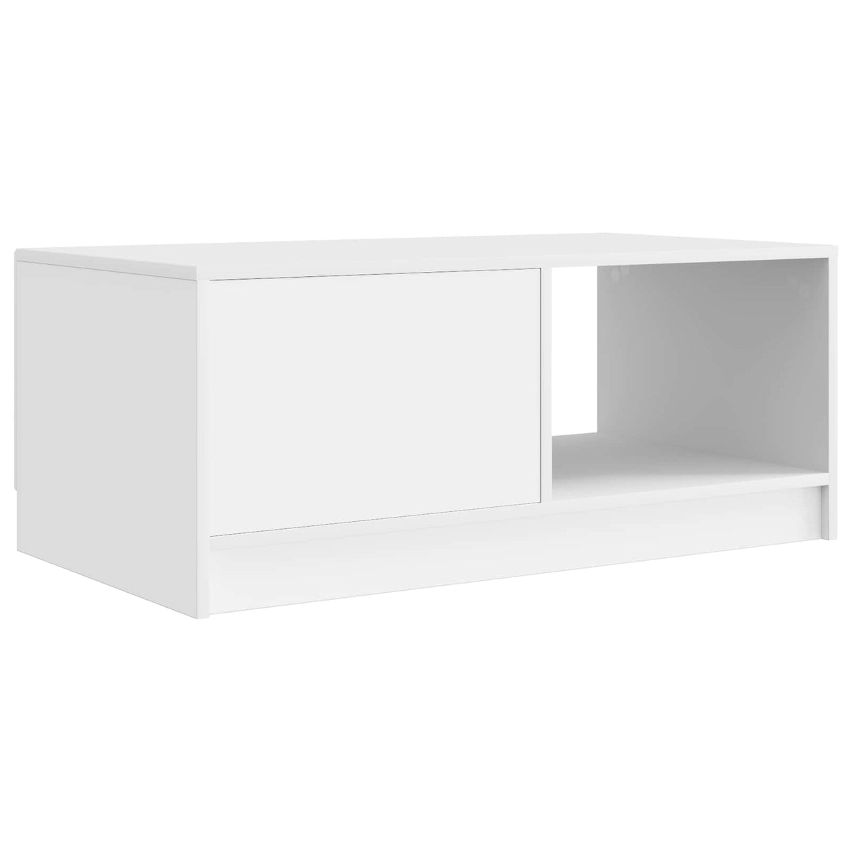 Couchtisch Weiß 90 x 50 x 37 cm Holzwerkstoff
