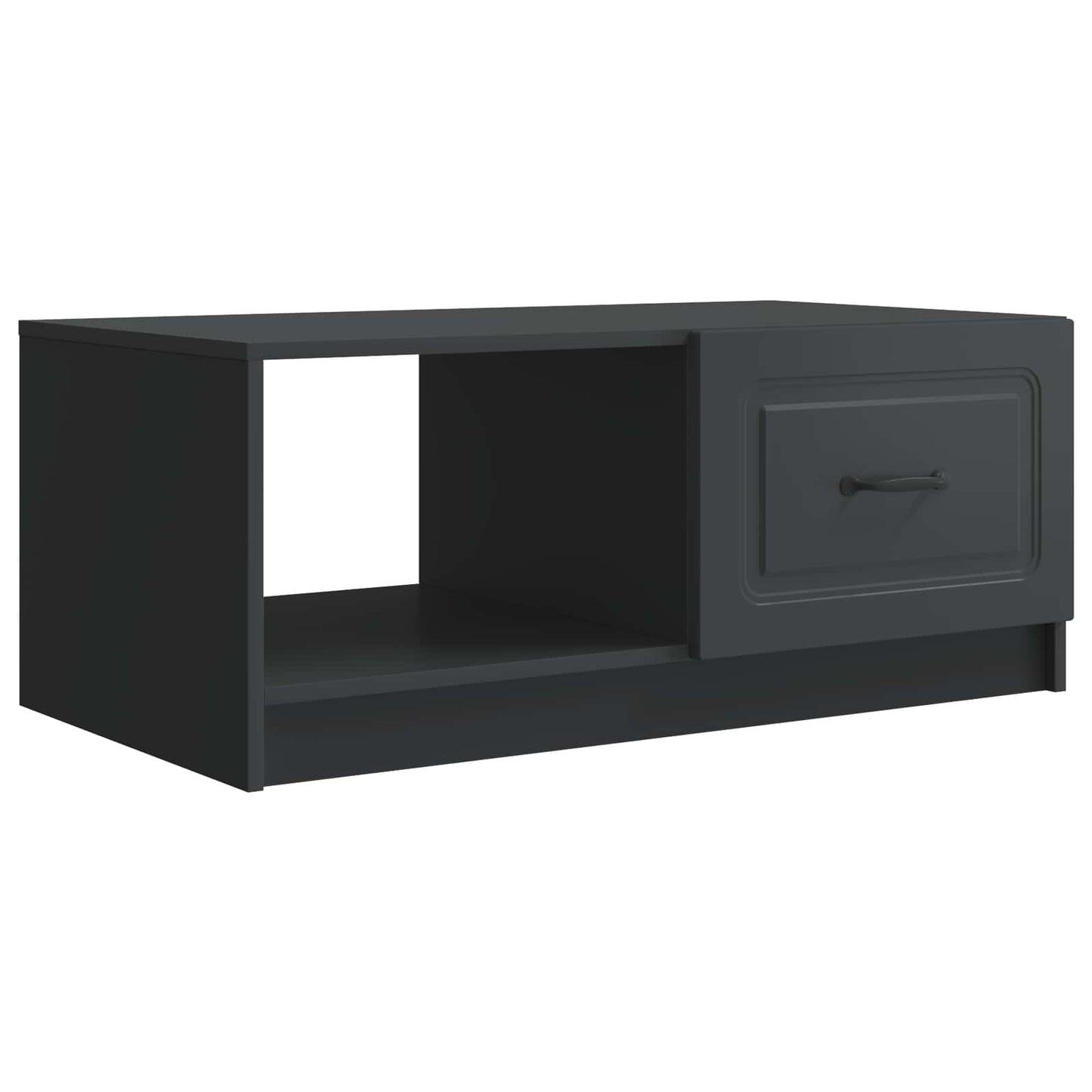 Couchtisch Schwarz 90 x 50 x 37 cm Holzwerkstoff