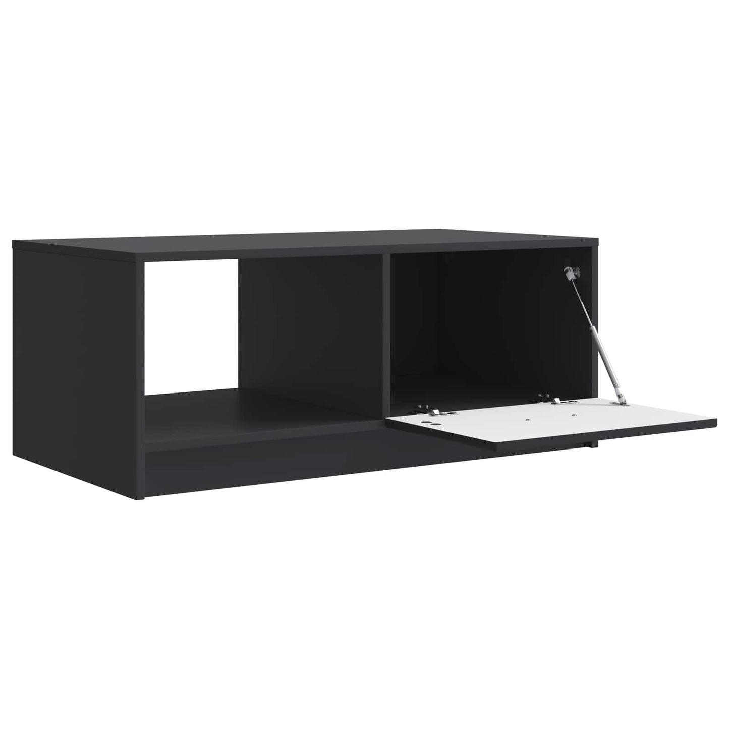 Couchtisch Schwarz 90 x 50 x 37 cm Holzwerkstoff