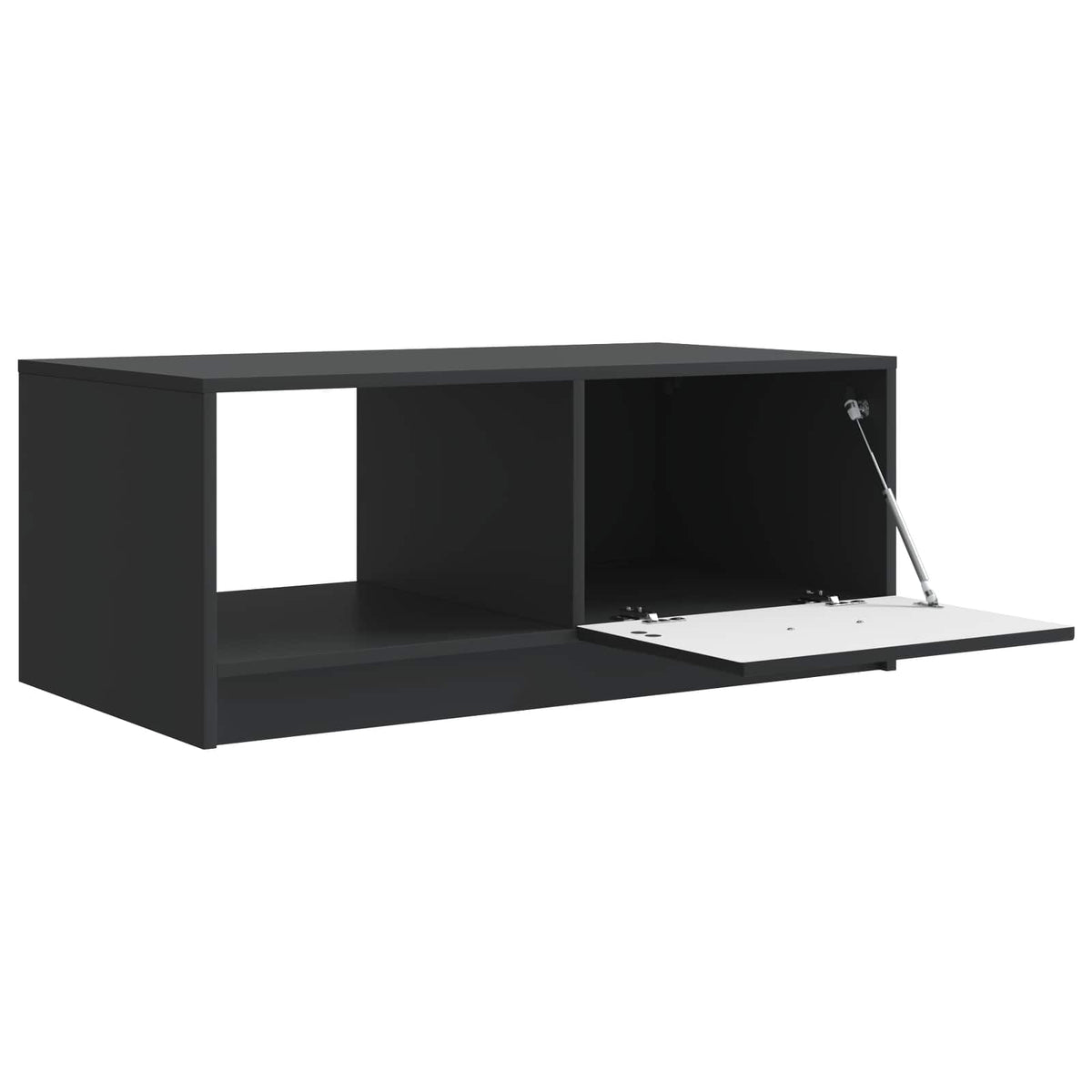 Couchtisch Schwarz 90 x 50 x 37 cm Holzwerkstoff