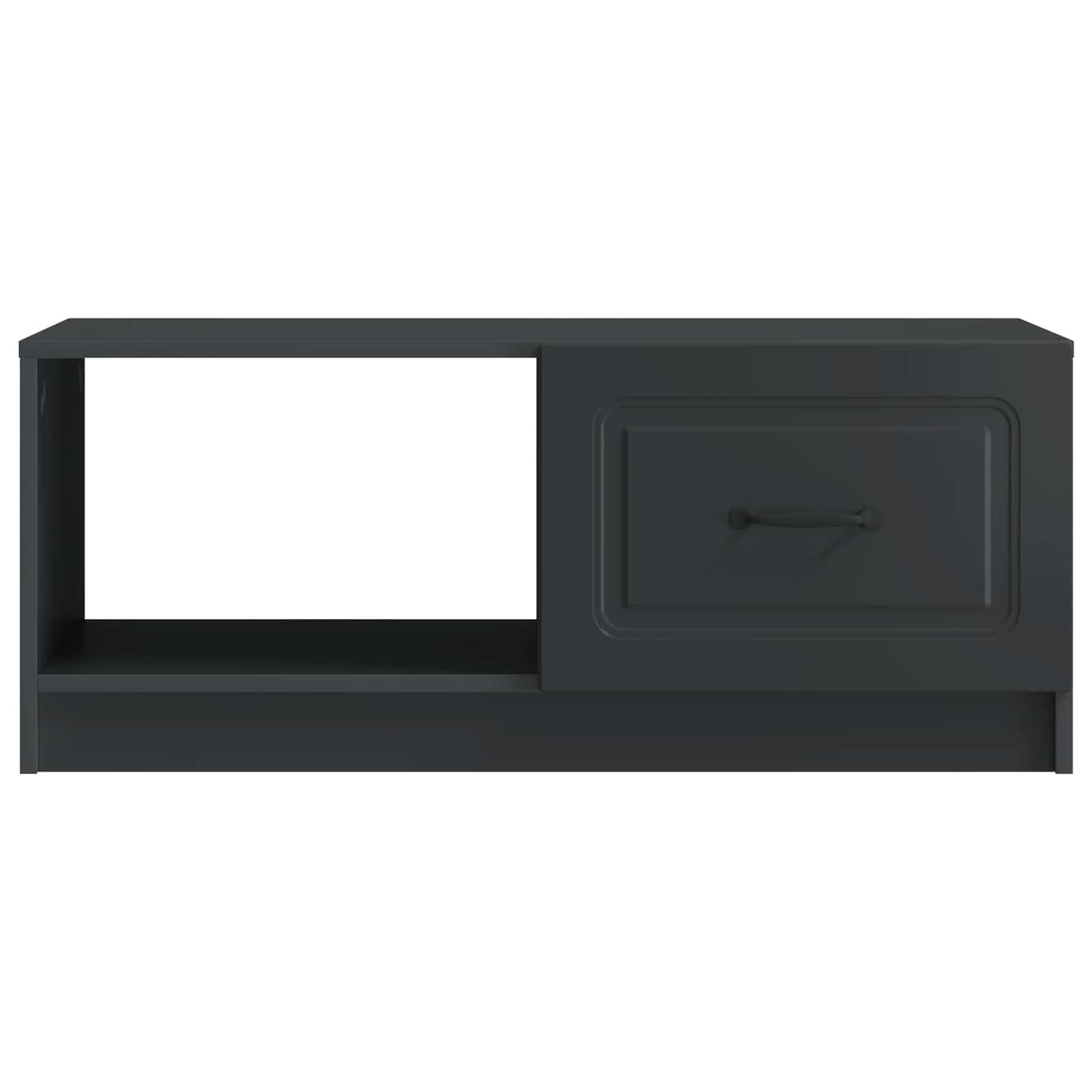 Couchtisch Schwarz 90 x 50 x 37 cm Holzwerkstoff