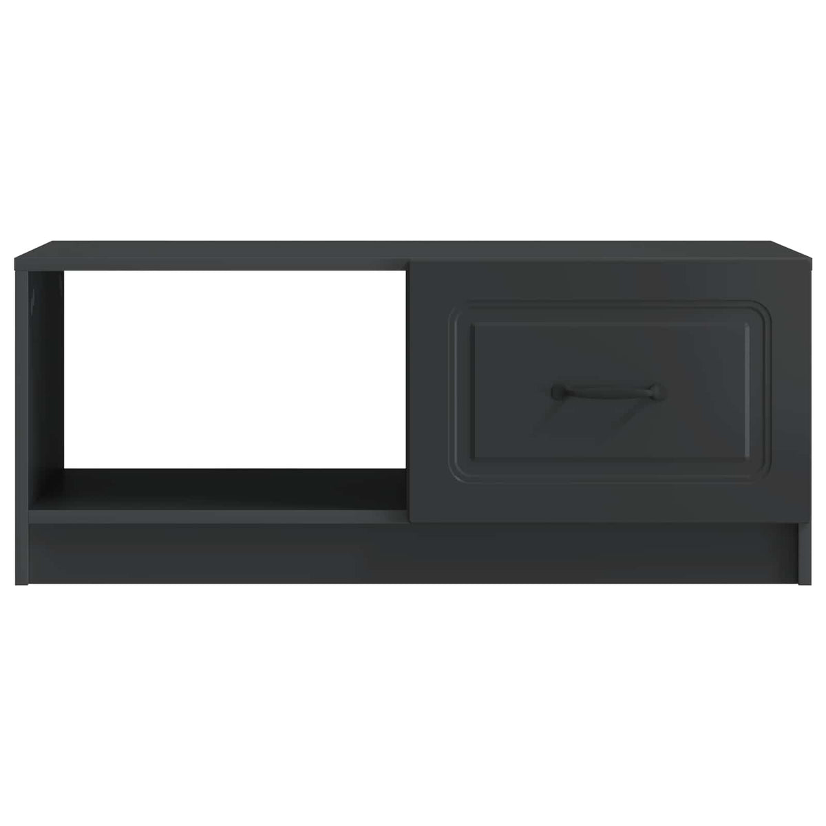 Couchtisch Schwarz 90 x 50 x 37 cm Holzwerkstoff