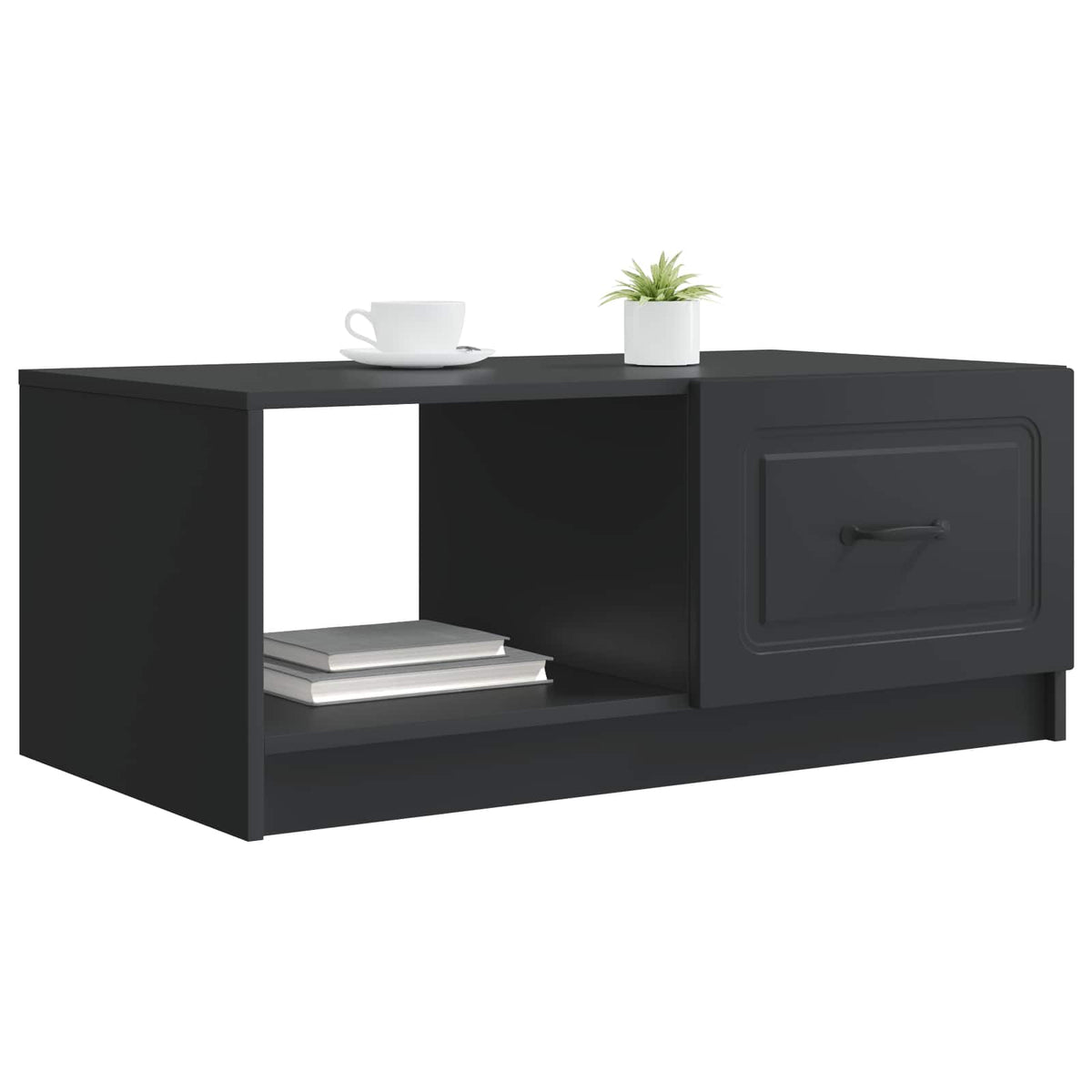 Couchtisch Schwarz 90 x 50 x 37 cm Holzwerkstoff