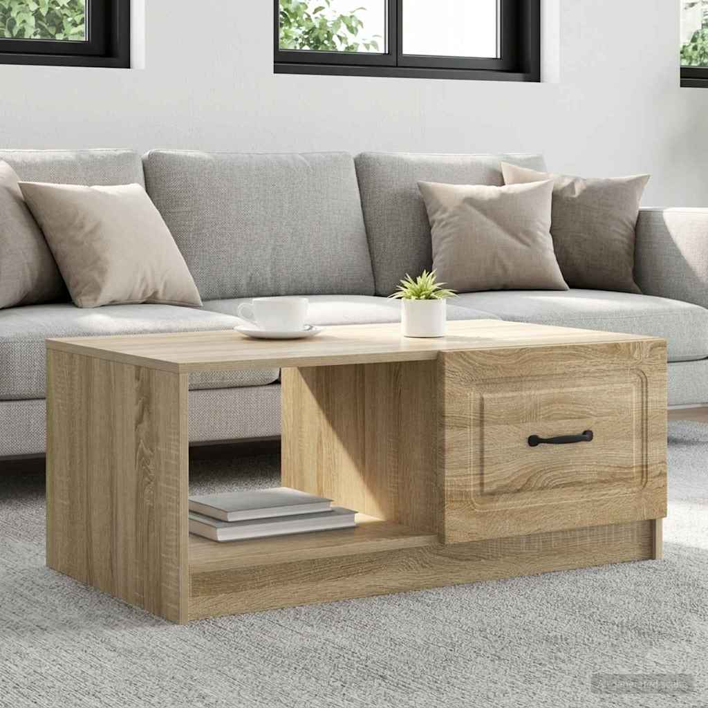 Couchtisch Sonoma-Eiche 90 x 50 x 37 cm Holzwerkstoff