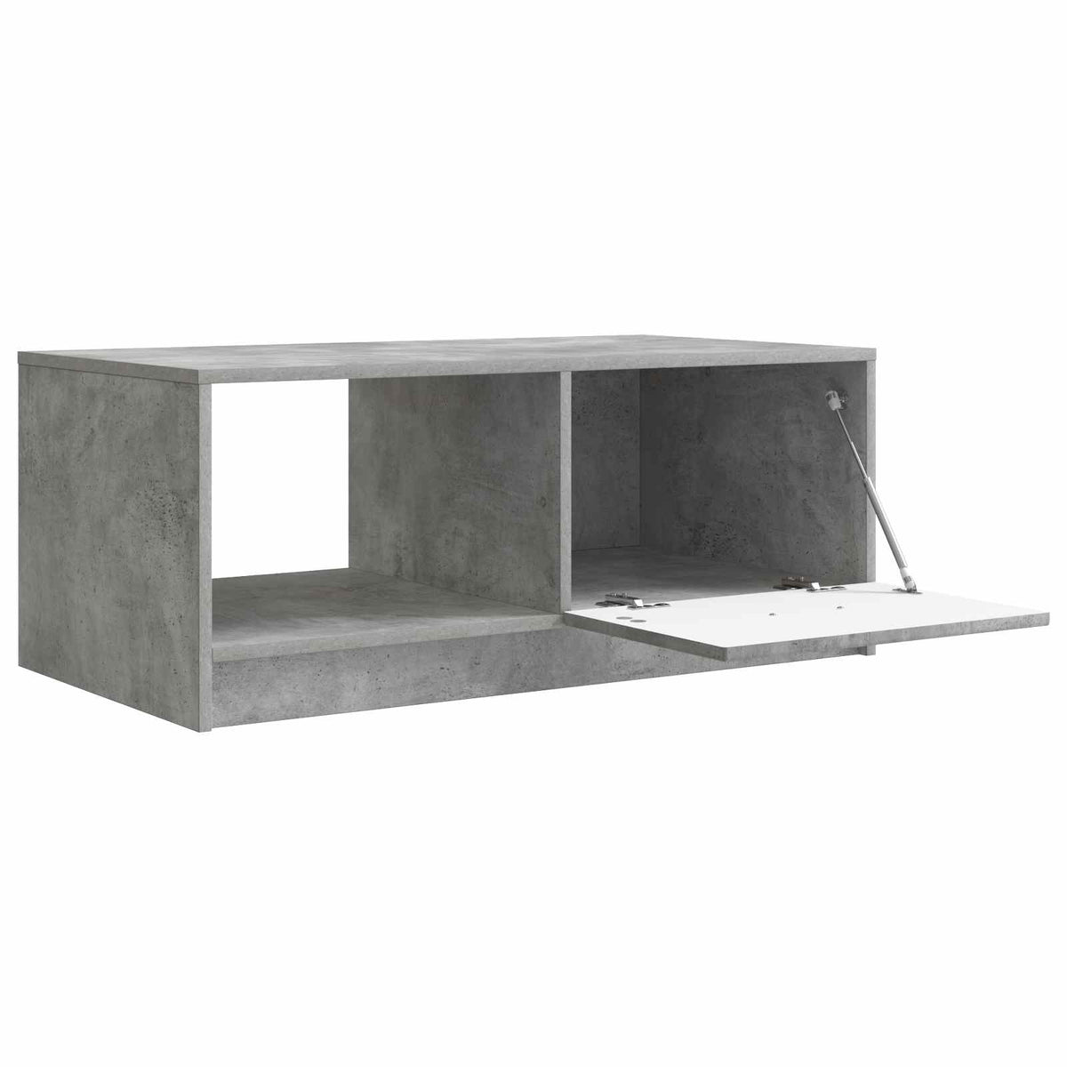 Couchtisch Betongrau 90 x 50 x 37 cm Holzwerkstoff