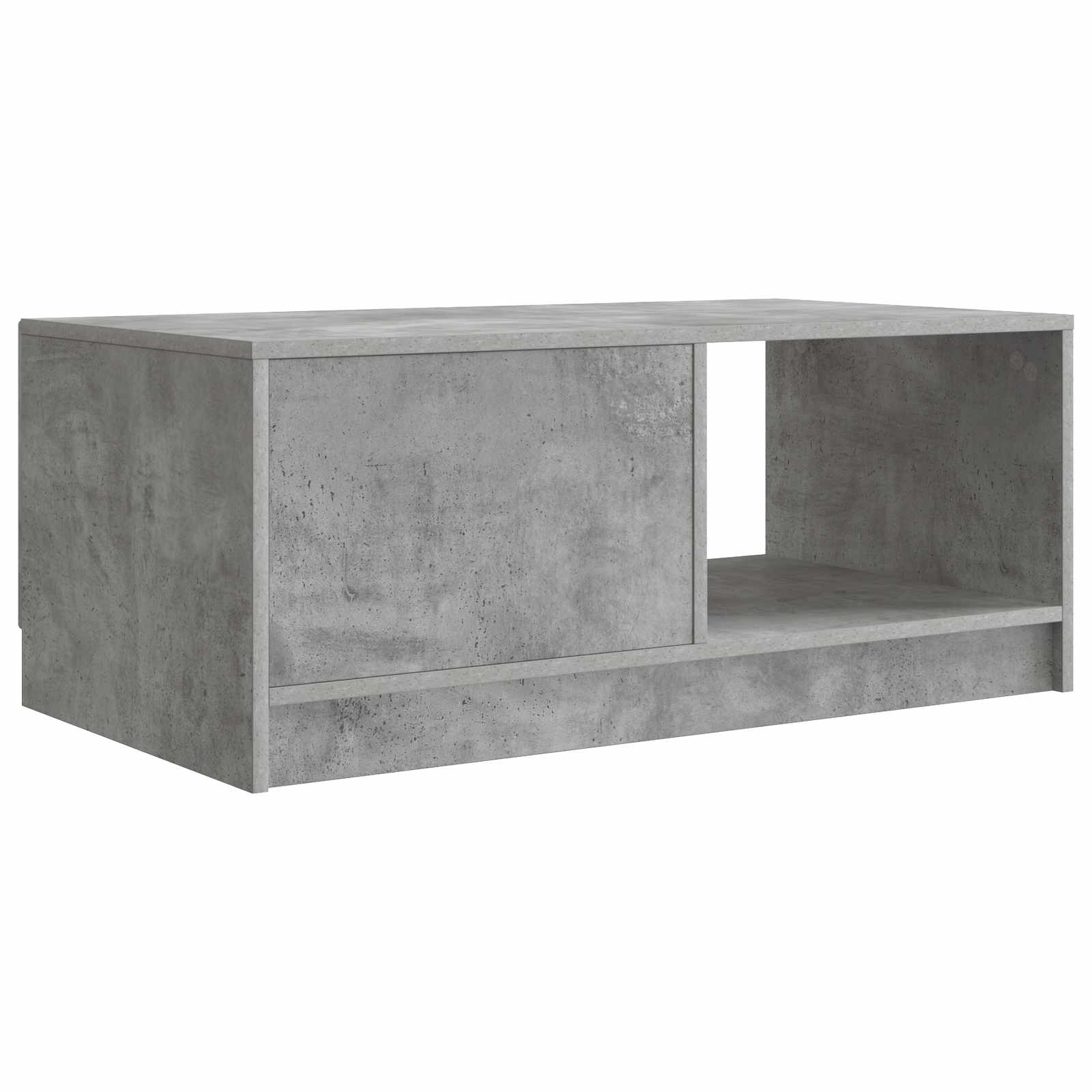 Couchtisch Betongrau 90 x 50 x 37 cm Holzwerkstoff