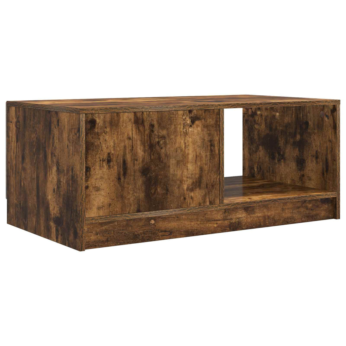 Couchtisch Räuchereiche 90 x 50 x 37 cm Holzwerkstoff