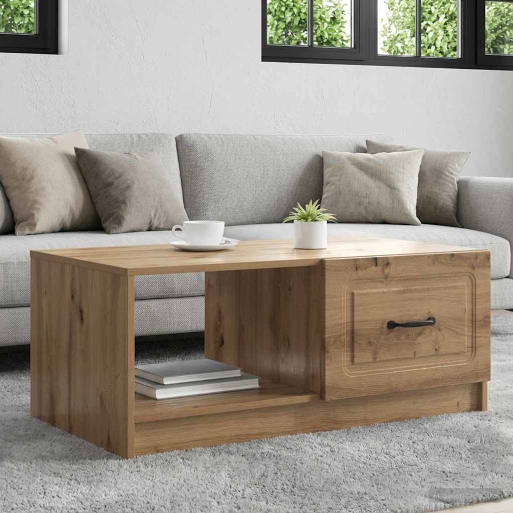 Couchtisch Artisan-Eiche 90 x 50 x 37 cm Holzwerkstoff