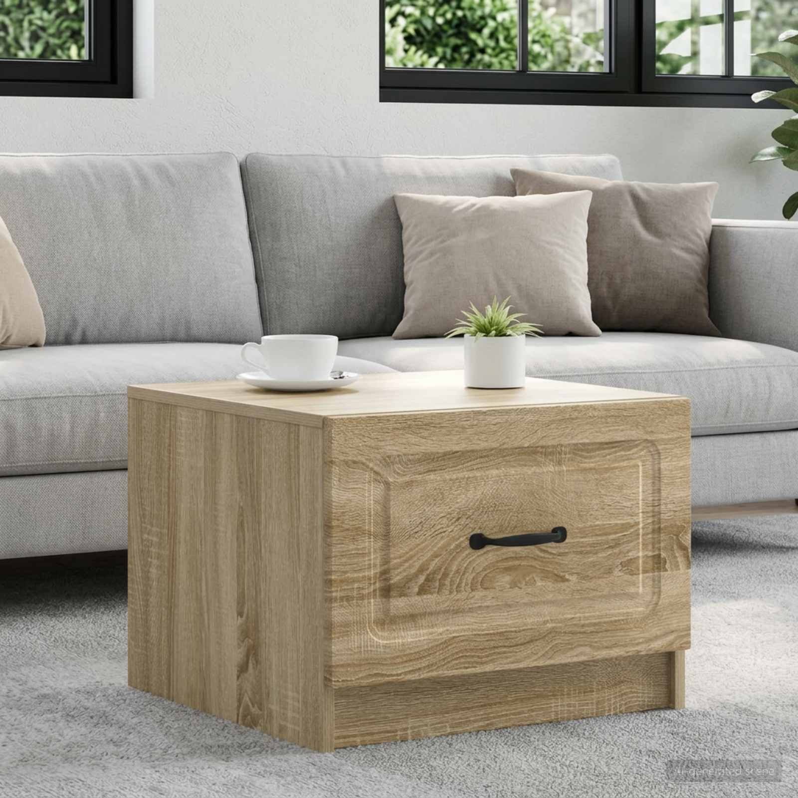 Couchtisch Sonoma-Eiche 49 x 50 x 37 cm Holzwerkstoff