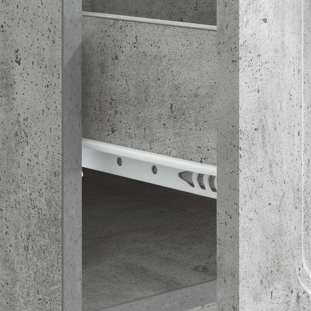 Couchtisch Betongrau 49 x 50 x 37 cm Holzwerkstoff