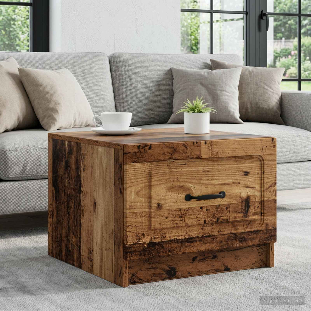 Couchtisch Altholz 49 x 50 x 37 cm Holzwerkstoff